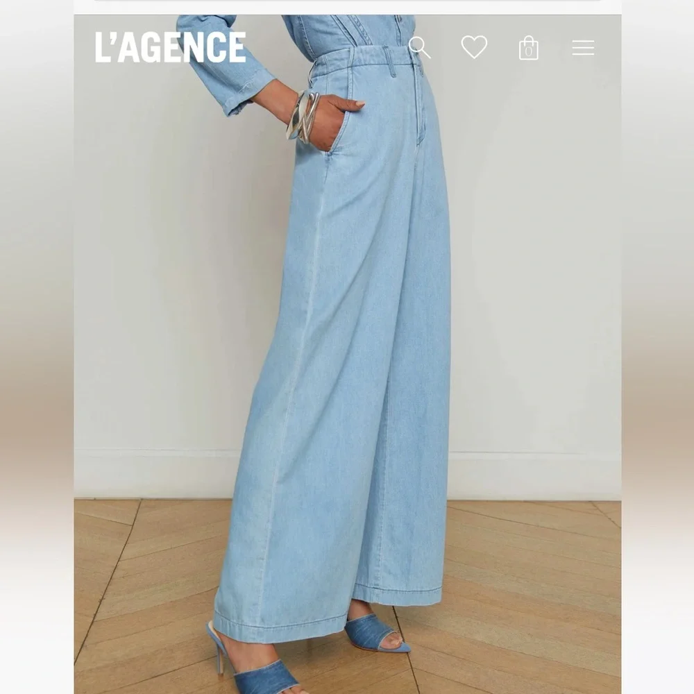 L'AGENCE Runa Wide-Leg Jean - Picture 2 of 10